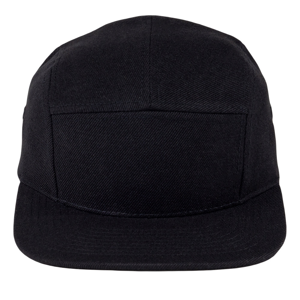 Touch of Class Black 5 Panel Hat Grassroots California