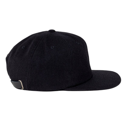 Touch of Class Black Strapback Hat Grassroots California