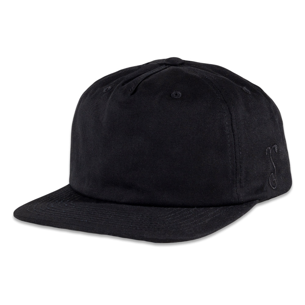 Touch of Class Black Zipperback Hat Grassroots California