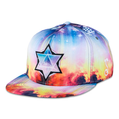 LSD Nebula Allover Fitted Hat Grassroots California