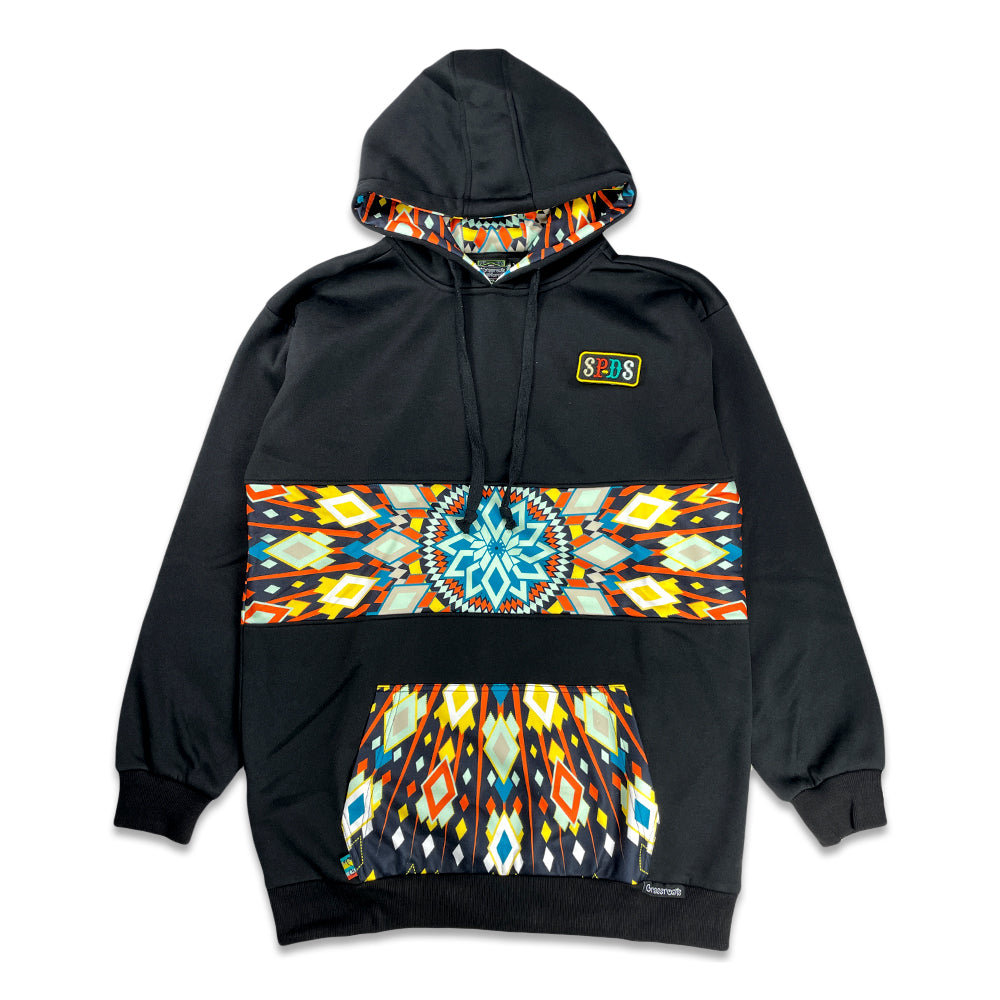 San Pedro Del Sol V3 Black Tall Pullover Hoodie Grassroots California