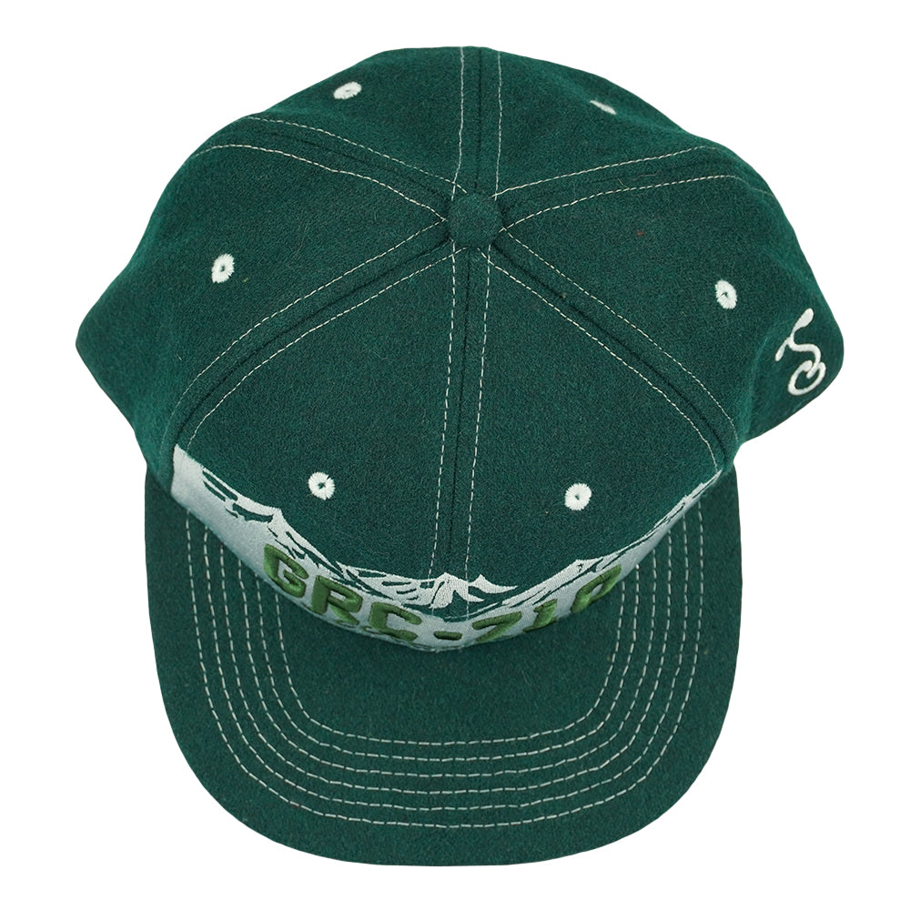 GRC 710 Native Plates Green Snapback Hat Grassroots California