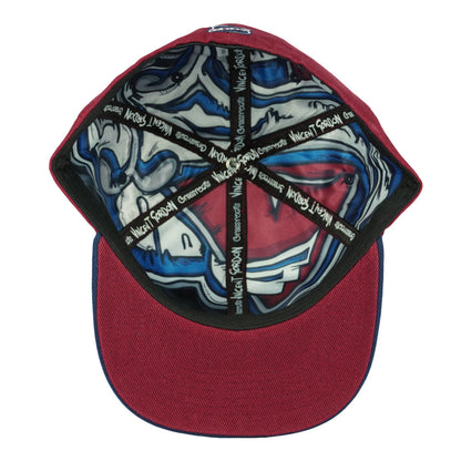 Vincent Gordon Cannarado Maroon Fitted Hat Grassroots California