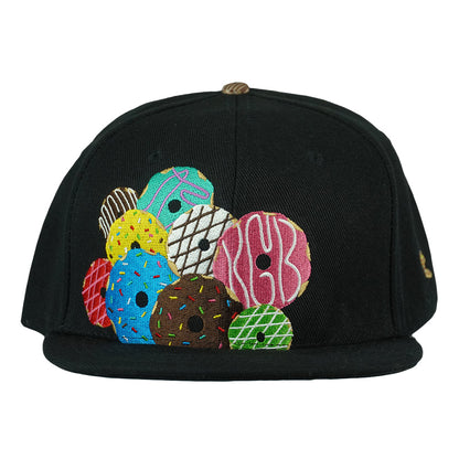 KGB Glass Decade of Donuts Black Fitted Hat Grassroots California