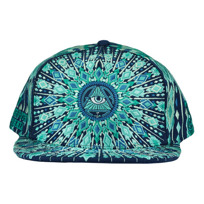 San Pedro Del Sol V3 Teal Fitted Hat Grassroots California