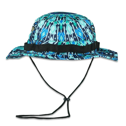 San Pedro Del Sol V3 Teal Boonie Hat Grassroots California