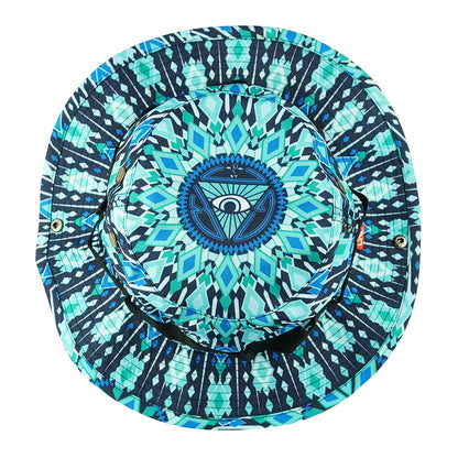 San Pedro Del Sol V3 Teal Boonie Hat Grassroots California