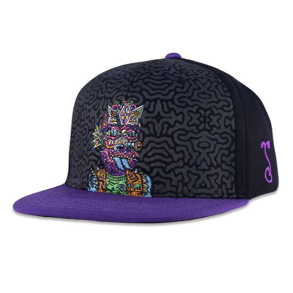 Chris Dyer Galaktic Gang Purple Snapback Hat Grassroots California