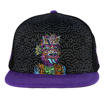 Chris Dyer Galaktic Gang Purple Snapback Hat Grassroots California