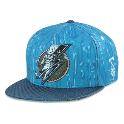 Vincent Gordon Ganja Bay Blue Fitted Hat Grassroots California