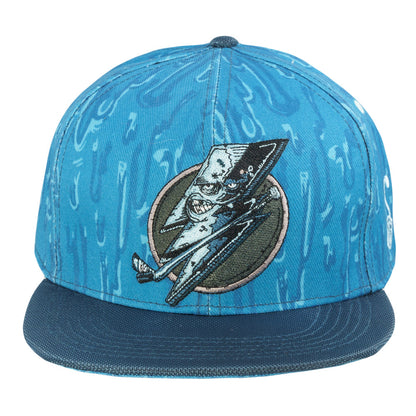 Vincent Gordon Ganja Bay Blue Fitted Hat Grassroots California