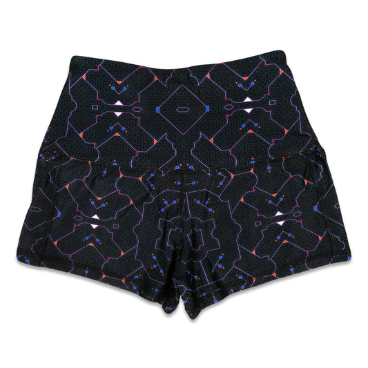 Shipibo Black Booty Shorts Grassroots California