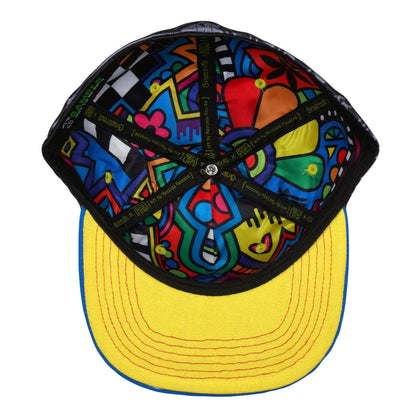 FAB Fabstract Pyramid Black Fitted Hat Grassroots California