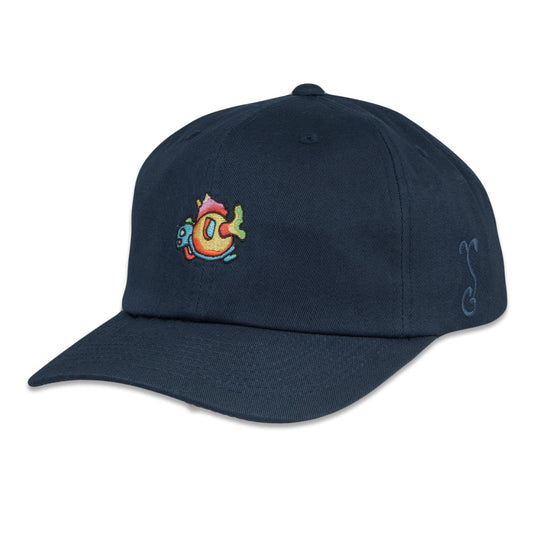 Jerry Garcia Space Container Navy Turtle Dad Hat Grassroots California