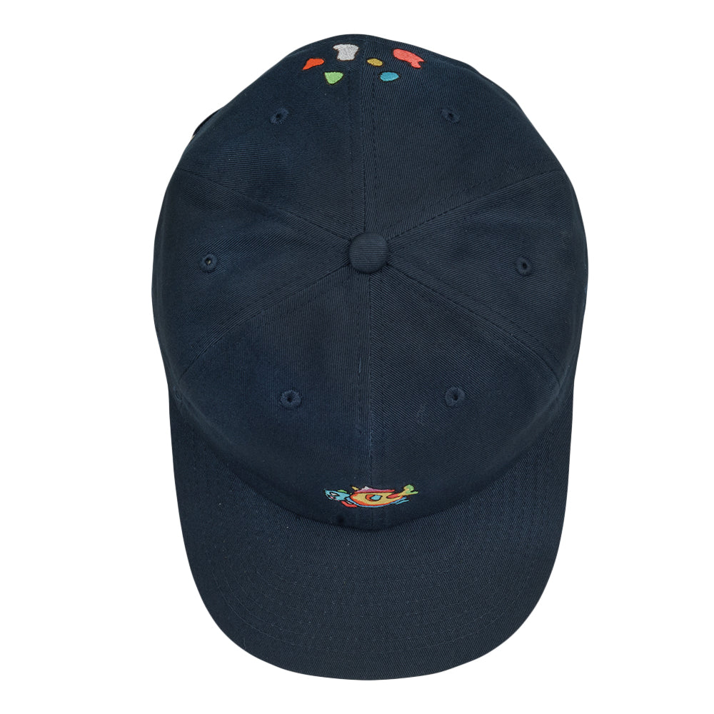 Jerry Garcia Space Container Navy Turtle Dad Hat Grassroots California