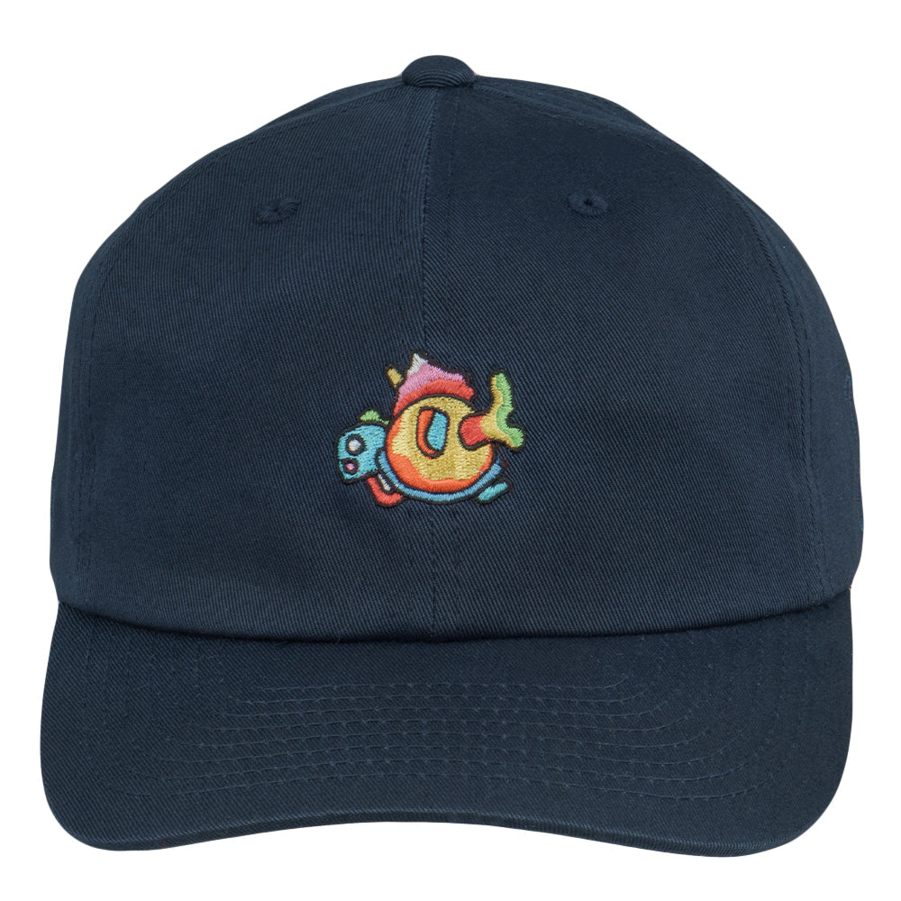 Jerry Garcia Space Container Navy Turtle Dad Hat Grassroots California