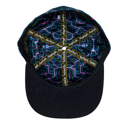 Shipibo Black Fitted Hat Grassroots California