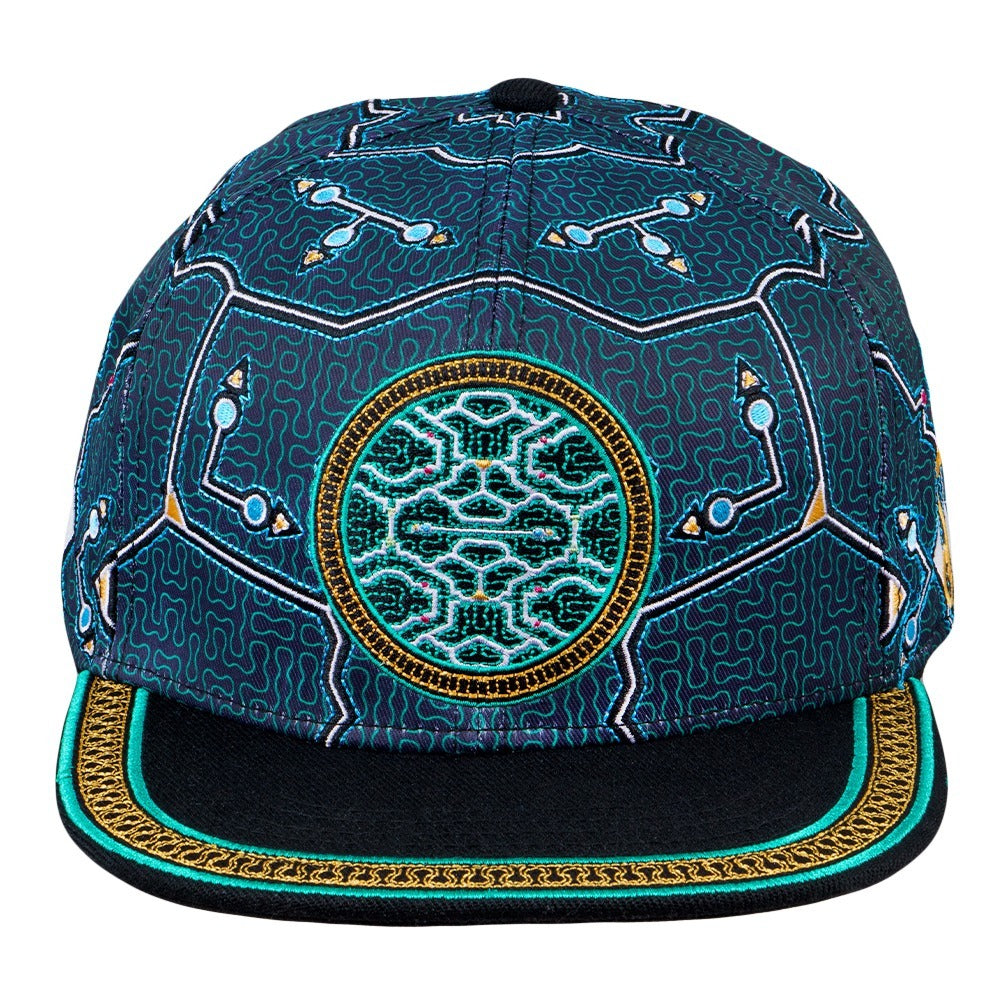 Shipibo Black Fitted Hat Grassroots California