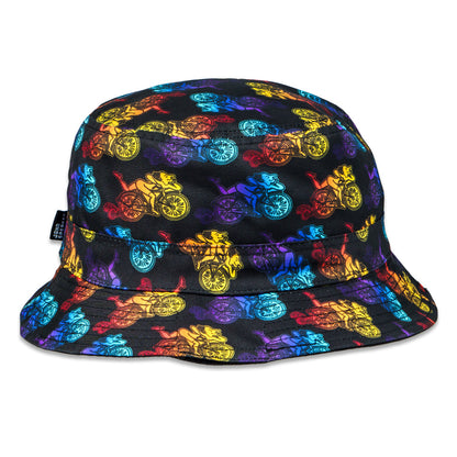 John Speaker Bicycle Day Reversible Bucket Hat Grassroots California