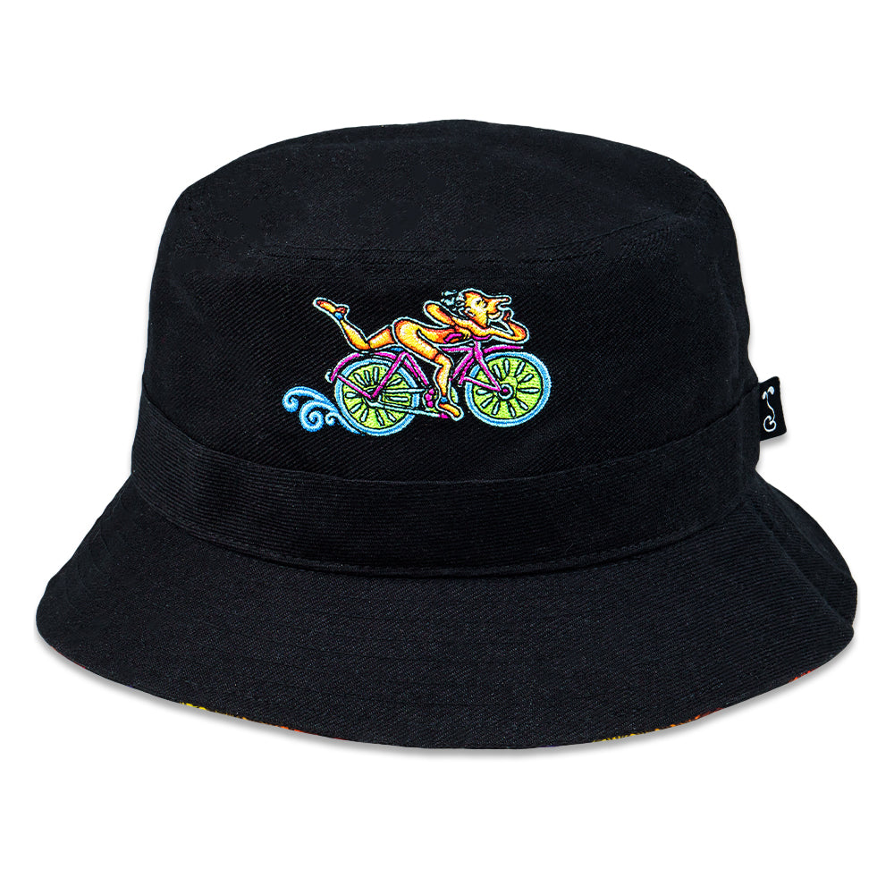 John Speaker Bicycle Day Reversible Bucket Hat Grassroots California