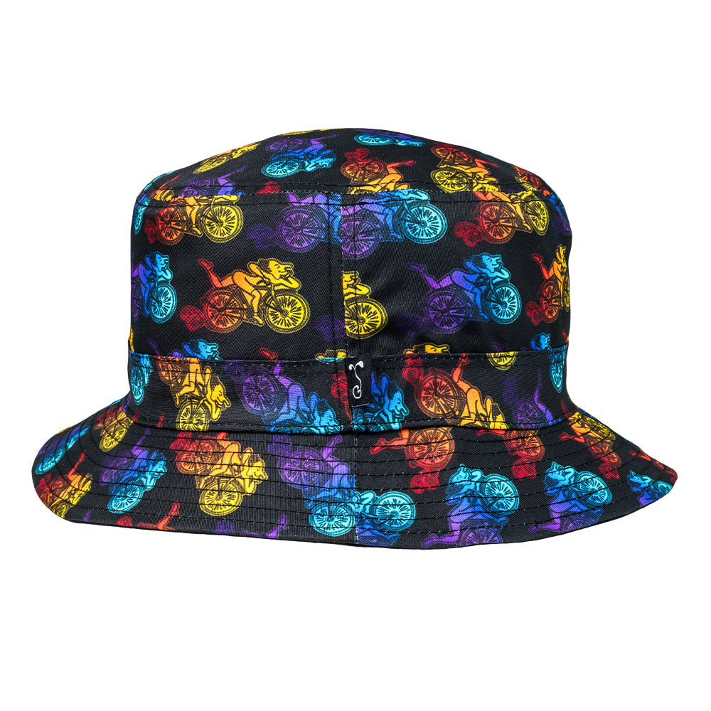 John Speaker Bicycle Day Reversible Bucket Hat Grassroots California