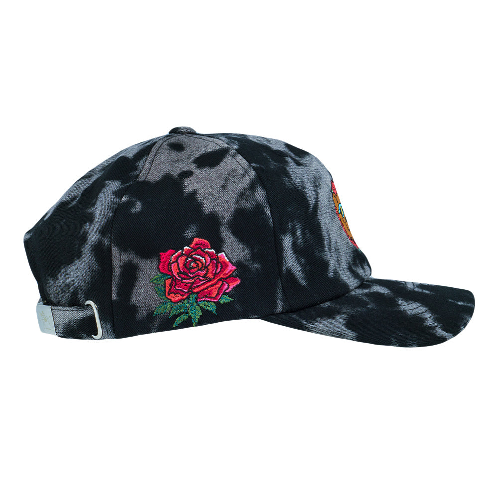 Stanley Mouse Red Rose Dyed Dad Hat Grassroots California