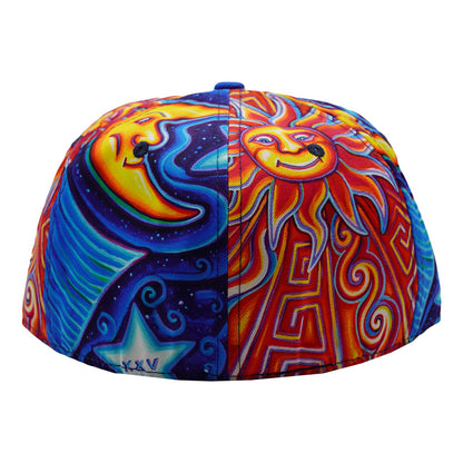 John Speaker Bicycle Day Allover Fitted Hat Grassroots California