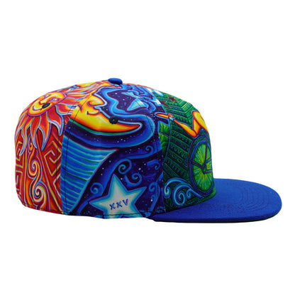 John Speaker Bicycle Day Allover Fitted Hat Grassroots California