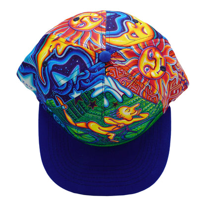 John Speaker Bicycle Day Allover Snapback Hat Grassroots California