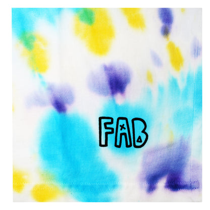 FAB Shapes Tie Dye T Shirt Grassroots California