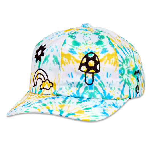 FAB Shapes Tie Dye Dad Hat Grassroots California