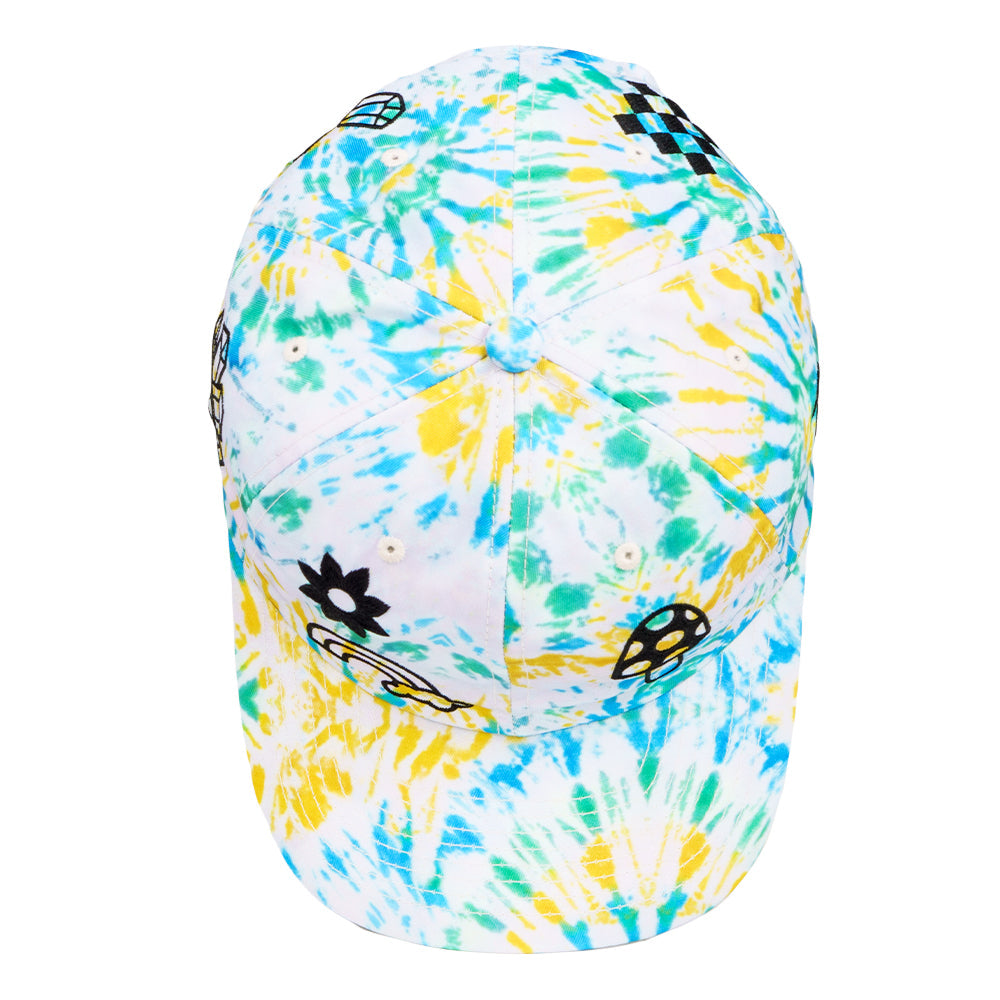 FAB Shapes Tie Dye Dad Hat Grassroots California