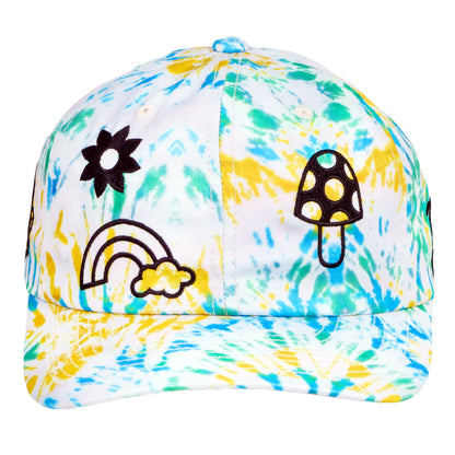 FAB Shapes Tie Dye Dad Hat Grassroots California