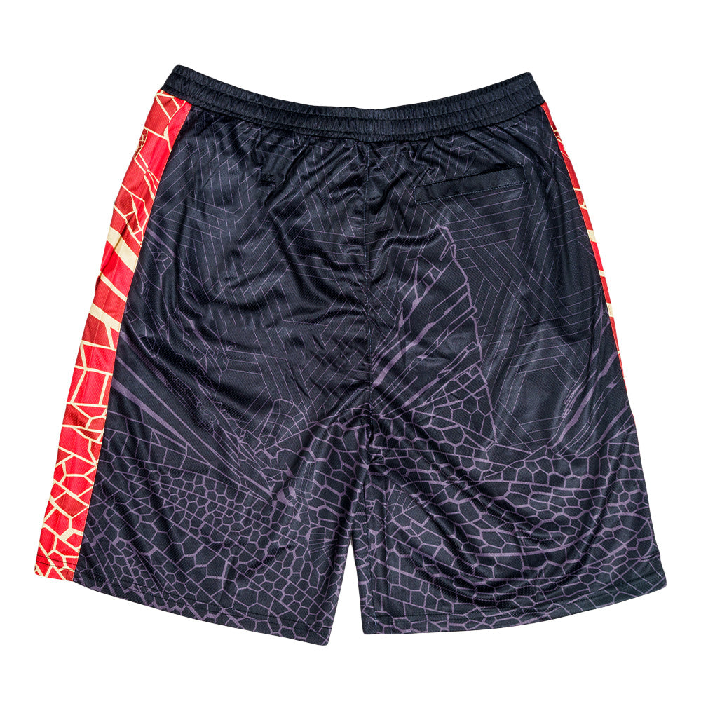 Red Rocks V4 Black Mesh Shorts Grassroots California