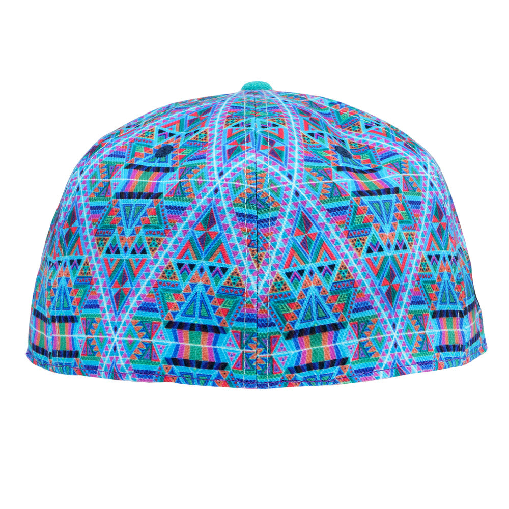 Chris Dyer DMT Triangles Purple Fitted Hat Grassroots California