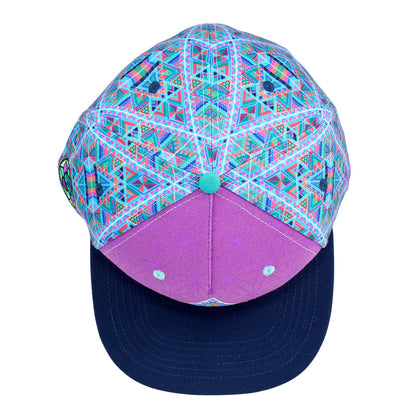 Chris Dyer DMT Triangles Purple Fitted Hat Grassroots California