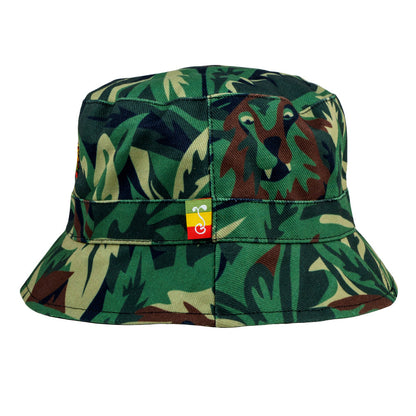 Rasta Cross Reversible Bucket Hat Grassroots California