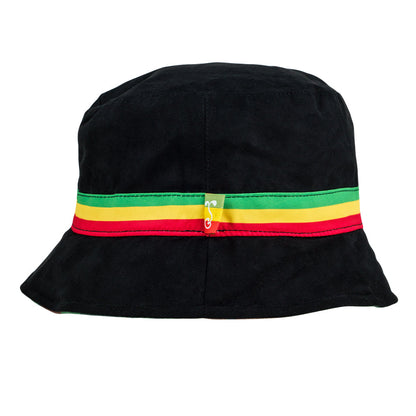 Rasta Cross Reversible Bucket Hat Grassroots California