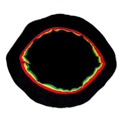 Rasta Cross Reversible Bucket Hat Grassroots California