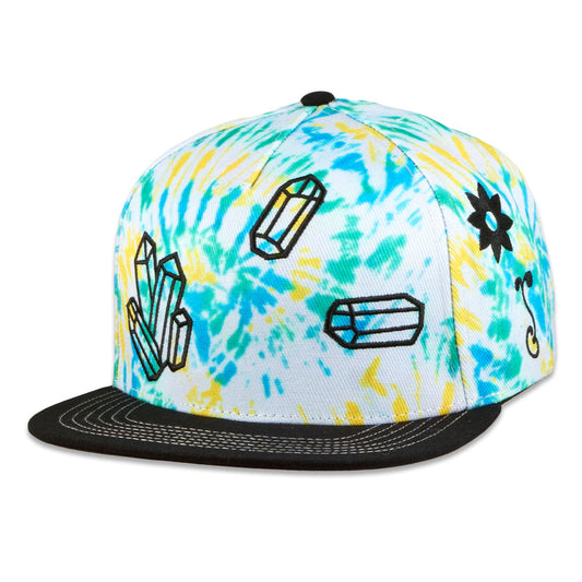 FAB Shapes Tie Dye Snapback Hat Grassroots California