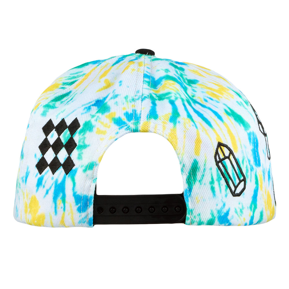 FAB Shapes Tie Dye Snapback Hat Grassroots California