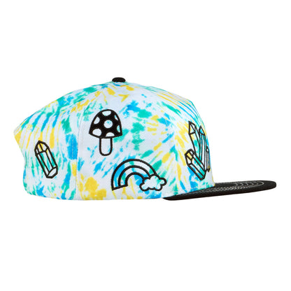 FAB Shapes Tie Dye Snapback Hat Grassroots California