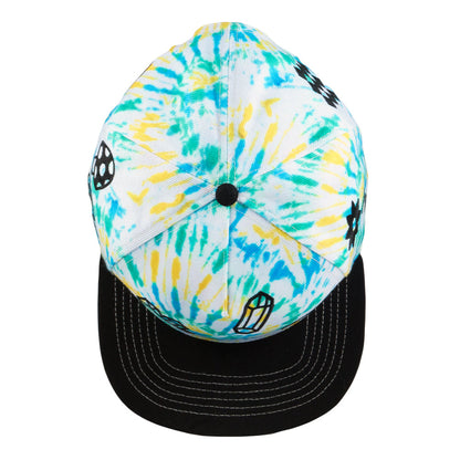 FAB Shapes Tie Dye Snapback Hat Grassroots California