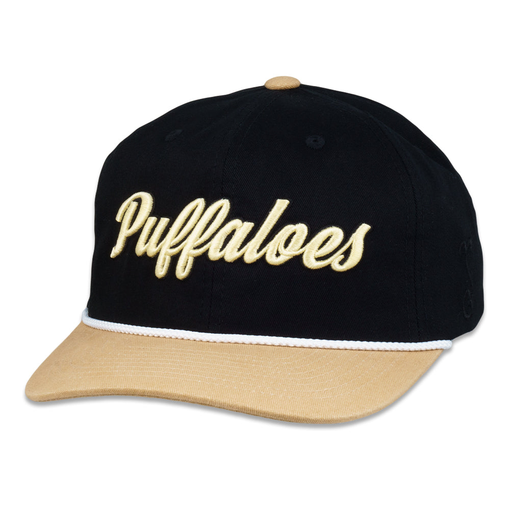 Puffaloes Script Precurved Snapback Hat Grassroots California