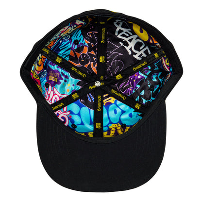 Nicko Handstyle Black Fitted Hat Grassroots California