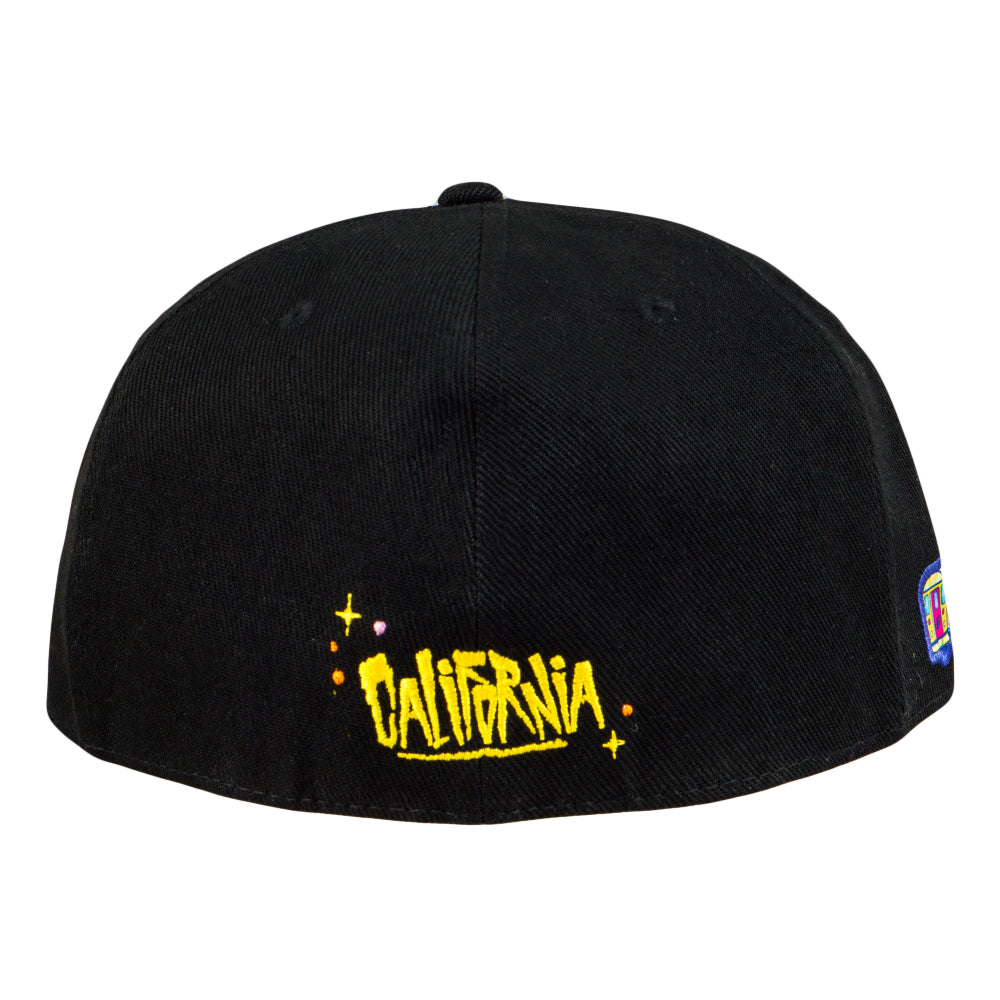 Nicko Handstyle Black Fitted Hat Grassroots California