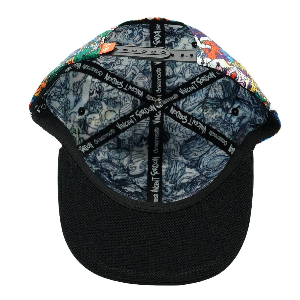 Vincent Gordon Cartoon Gumbo Snapback Hat Grassroots California