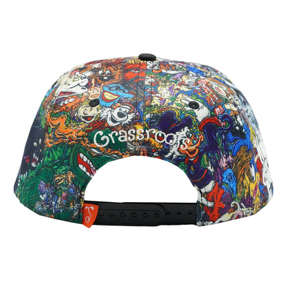 Vincent Gordon Cartoon Gumbo Snapback Hat Grassroots California