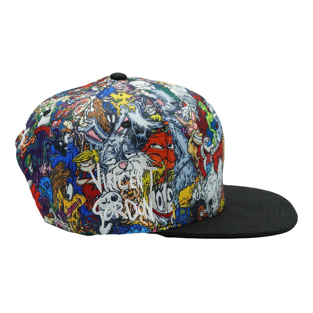 Vincent Gordon Cartoon Gumbo Snapback Hat Grassroots California