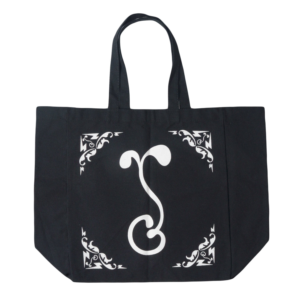 G Sprout Black Canvas Tote Bag Grassroots California